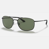 Ray Ban｜RB3654-002/71 方形雙槓金屬太陽眼鏡