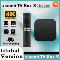 Original Global Version Xiaomi Mi TV Box S 2nd Gen 4K Ultra-HD 2G 8G Smart TV Box Media Player Google Assistant Smart TV Mi Box