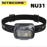 NITECORE NU31 USB-C Rechargeable Headlamp 550Lumen Running Fishing Trekking Headlight Lantern Flashlight Built in Li-ion Battery