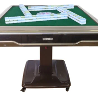 Mahjong table automatic roller coaster foldable mahjong table with 2 sets mahjong tiles
