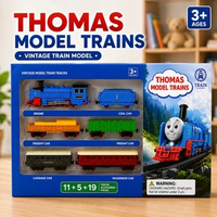 Mainan Kereta Thomas Model Trains Vintage Train Series 6 in 1 Kereta Api Mainan Anak Edukatif Koleks