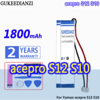 High Capacity GUKEEDIANZI Battery For Yaman acepro S12 S10 cosmetic instrument