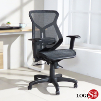 LOGIS邏爵 萊爾科技全網透氣電腦椅 辦公椅