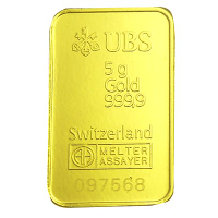 UBS kinebar 黃金條塊 (5公克)