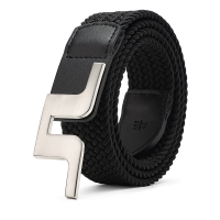 J. Lindeberg Golf Belt ผู้ชายและผู้หญิงแฟชั่น All-Match Golf Sport Girdle ผู้ชายเข็มขัดถัก # Jl2.0