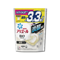 【日本P&amp;G】4D炭酸機能活性去污強洗淨洗衣凝膠球-白袋微香型39顆/袋(洗衣機槽防霉洗衣精膠囊球平輸品)