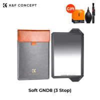 K&amp;F Concept X-PRO Square Soft GND8 (3 Stop) Graduated Neutral Density Filter 100x150mm 28 Layer Coating with Protective Frame