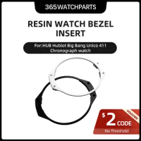Resin Washer Watch Bezel Insert for HUB Hublot Big Bang Unico 411 Chronograph Watch