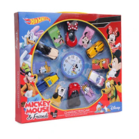 Hot Wheels Disney Mickey Mouse &amp; Friends Character Mickey Minnie Metal Die Casting Model Cars Children's Collectible Gifts