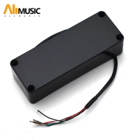 Sealed Soapbar 4 Hole Bass Guitar Pickup 5 String Double Coil Humbucker Pickup 104.5*38mm Ceramic Magnet Bass Guitar Accessories