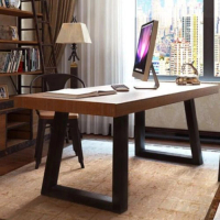 實木辦公長桌書桌（160*70*75 板厚5）(下單後聯絡客服確認發貨顔色)