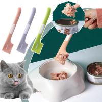 Cat Canning Scoop Dog Wet Food Pet Feeding Stirring Cat Canning Open Scoop Scoop Handle Pet A8Q7