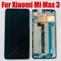 For Xiaomi Mi Max 3 LCD Display Screen Panel Matrix Module Mi MAX3 LCD Touch Screen with Digitizer Sensor Glass Assembly Frame