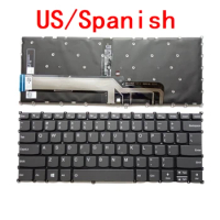 New US Spanish Laptop Backlit Keyboard For Lenovo IdeaPad S540-14IWL S540-14IML Air 14 2019 yoga 340-14 340S-14