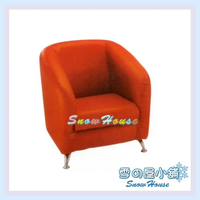 ╭☆雪之屋居家生活館☆╯R321-05 小甜甜洽談沙發(橘紅)/小沙發/休閒椅/造型椅/房間椅/沙發矮凳/皮沙發