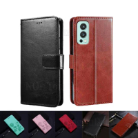 чехол на Oneplus Nord 2 Case For OnePlus Nord 2 Cover Wallet Stand Magnetic Card Etui Book On One Plus Nord 2 Nord2 Fundas Coque