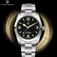 2023 PD-1751 PAGANI DESIGN Automatic Men Mechanical NH35 Sapphire Watch Waterproof stainless Clock Busines AR Religio Masculino