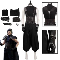 Final Fantasy 7 Remake Zack Cosplay Costume Man Uniform Shirt Pants Belt Full Set Outfits Halloween Disguise Suit for Adult
