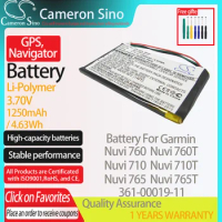 CameronSino Battery for Garmin Nuvi 760 Nuvi 760T Nuvi 710 Nuvi 710T Nuvi 765 fits Garmin 361-00019-11 GPS,Navigator battery
