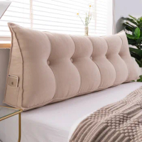 Downy Mildew Triangle Bedside Cushion Home Sofa Bed Back Support Tatami Pillow Lumbar Backrest 60/80/100/120/150/180/200cm 이불