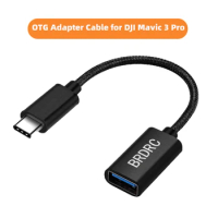 USB OTG Adapter Cable for DJI Mavic 3/3Pro/Mavic AIR 2/2S MINI 2/FPV Goggles V2 Drone Mobile Phones Tablets Drone Accessories