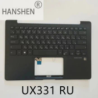 HANSHEN Russian New Keyboard for ASUS UX331 UX331UA UX331UN UX331U U3100U U3100 Laptop Backlit Keyboard Black C Case