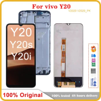 100% Original Screen For VIVO Y20 LCD Display Touch Screen Digitizer For VIVO Y12S LCD For VIVO Y20 Display