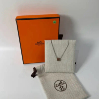 (Pre owned) Brand New Hermes H necklace