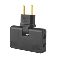 2 Pin Rotate Plug Eu US Converter One In Three Socket 180 Degree Extension Plug Multi Socket Mini Slim Wireless Outlet Adapter