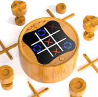 Tic Tac Toe Bolt Game Electronic 3-in-1 Handheld Games Console for Kids Memory Growth Portable Trave