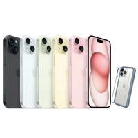 【Apple】S+級福利品 iPhone 15 256G(6.1吋)犀牛盾殼組