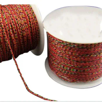 2.5mm Braid Nylon Cord-50m/roll+jewelry Findings Bracelet Macrame Rope Chinese Knot Beading Cords String Accessories