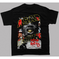 VINTAGE - Asap Rocky T-Shirt - Baju - Kaos - Baju Kaos - Cotton Combed  24s baju distro TEBAL lembut