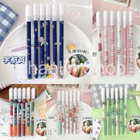Pulpen Gel Tinta Bisa Dihapus Pena Motif Lucu 12pcs
