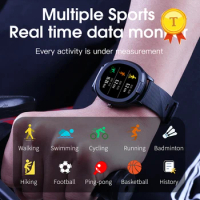 2020 Newest Smart Watch ECG IP68 Waterproof Heart Rate Smart Bracelet Stainless Strap support Body Accurate Temperature sports
