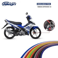 Selang Rem Allegri Yamaha Jupiter MX 135 Brake Hose Original Depan B.Merah Carbon