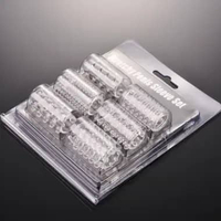 Ring Penambah Durasi Isi 6 Bergerigi Bahan Silikon Lembut 2mm