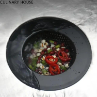 CULINARY HOUSE Phụ kiện nhà bếp/phòng tắm Thép không gỉ Bộ lọc bồn rửa nhà bếp màu đen Lưới Chống tắ
