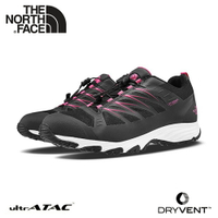 【The North Face 女 DryVent徒步鞋《瀝灰/粉紅》】4PF8/登山鞋/越野鞋/健行鞋/跑步/路跑/耐磨