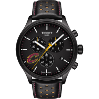 TISSOT 天梭 官方授權 CHRONO XL NBA 騎士隊特別版計時錶 迎春好禮-黑/45mm T1166173605101