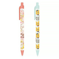 小禮堂 迪士尼 小熊維尼 筆夾式自動鉛筆 (愛心/條紋 2款隨機)