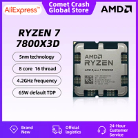 AMD RYZEN 7 7800X3D 100% Brand New CPU 8-Core 16-Thread 5NM 96M Game Cache Socket AM5 Without Fan for PC Gamer