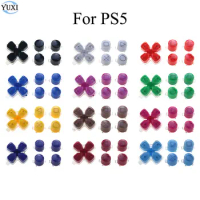 YuXi For PS5 Direction Function Key D-Pad Cross Jelly Buttons Replacement For Playstation 5 Controller