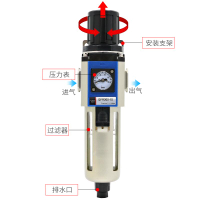 氣動調壓閥GFR20008氣源處理器油水分離器空壓機GFR30010過濾器