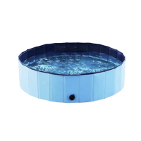 【Osun】PVC折疊寵物水池貓狗游泳池洗澡盆浴缸(120X30CM/CE401-)
