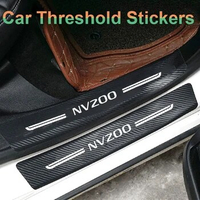 Car Decals for Nissan NV200 Styling Door Threshold Anti Scratch Sticker Waterproof Door Sill Trim Protective Film Accessories
