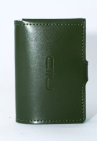 NIID NIID Slide III 防刮牛皮 RFID銀包卡片盒 - 綠色
