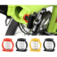 1Pair Enhanced Hinge Clamp Spring C Buckle For Brompton Folding Bike Accessories Folding Bike Swinghandle Spring Buckle