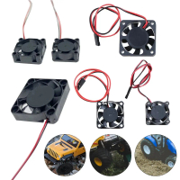 JST Cắm DC Động Cơ RC Mô Hình Các Bộ Phận RC Phụ Tùng Xe Hơi Làm mát Người Hâm Mộ 5V-7V 150A Tản nhi