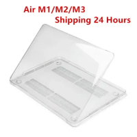 For Macbook Air M1 Case 2020 Crystal Clear for Macbook Air 13 2018 2019 Hard Cover 13.6 Inch M2 2022 Shell for Apple Air M3 2024